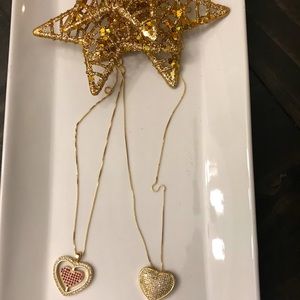 Heart gold plated for Valentines